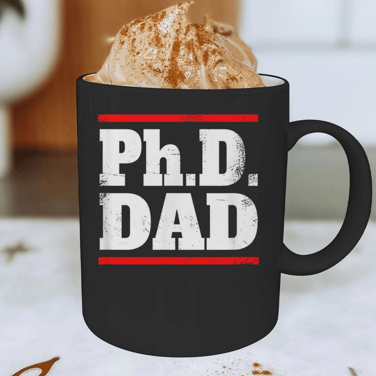 PHD DAD Shirt Doctorate Graduation Fathers Day Graphic Print Coffee Mug