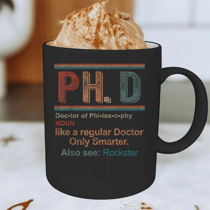 PHD Definition Doctor Of Philosophy Degree Graduation Graphic Print Coffee Mug