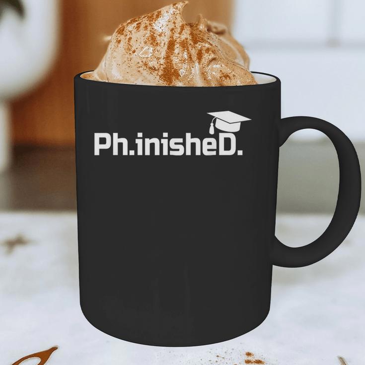 PhD Graduation Doctorate Degree Graduate PhinisheD Graphic Print Coffee Mug