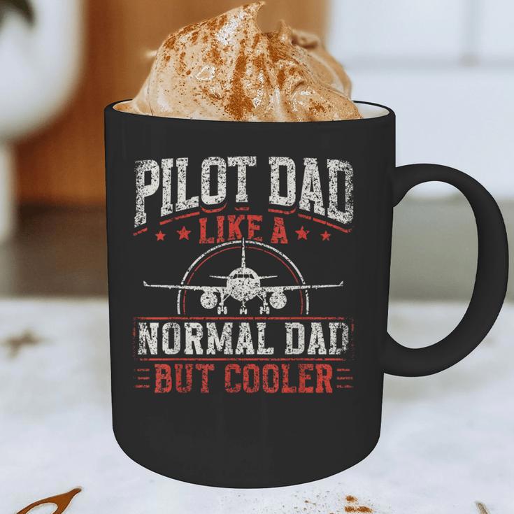Pilot Dad Like A Normal Dad But Cooler Plane Aviator Pilot Graphic Print Coffee Mug Pilot Dad Like A Normal Dad But Cooler Plane Aviator Pilot Graphic Print Coffee Mug
