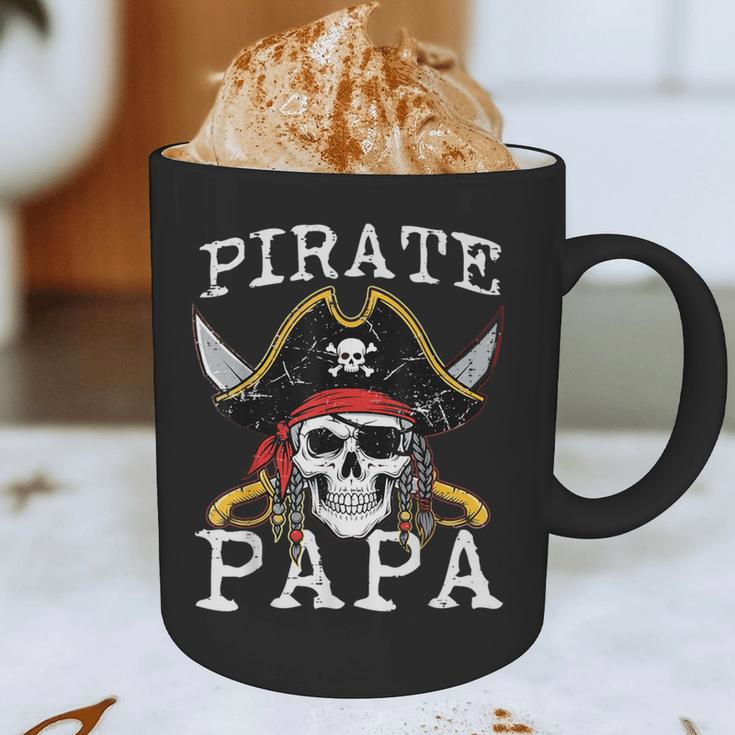Pirate Papa Skull Family Matching Costume Dad Grandpa Men Graphic Print Coffee Mug Pirate Papa Skull Family Matching Costume Dad Grandpa Men Graphic Print Coffee Mug