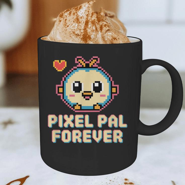 Pixel Art Pet Y2K Retro Vintage Digital Nostalgia Y2K Tech Graphic Print Coffee Mug