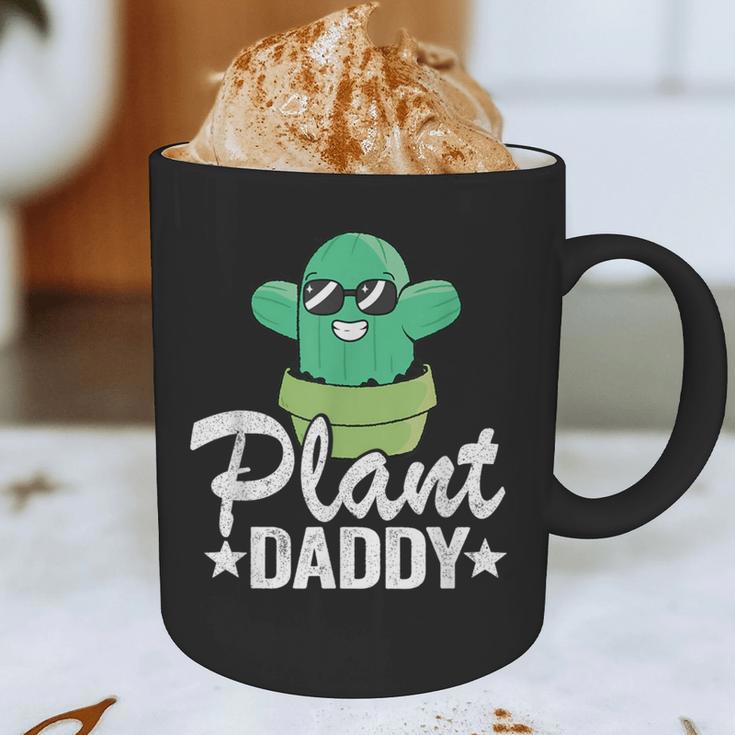 Plant Daddy Cactus Gardener Jokes Grandpa Plant Dad Graphic Print Coffee Mug