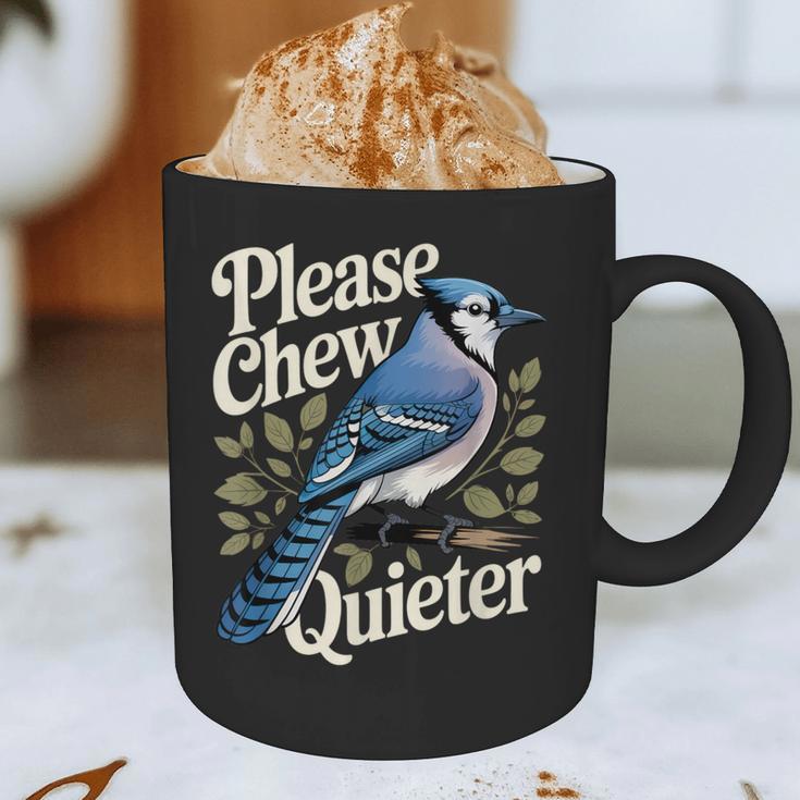 Please Chew Quieter Introvert Christmas Bird Watcher Graphic Print Coffee Mug Please Chew Quieter Introvert Christmas Bird Watcher Graphic Print Coffee Mug