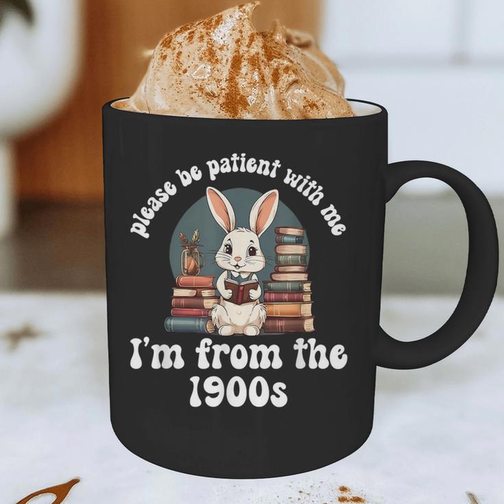 Please Be Patient With Me I'm From The 1900s Bunny 90s Graphic Print Coffee Mug Please Be Patient With Me I'm From The 1900s Bunny 90s Graphic Print Coffee Mug