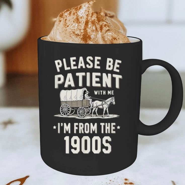 Please Be Patient I'm From The 1900s Retro Graphic Print Coffee Mug