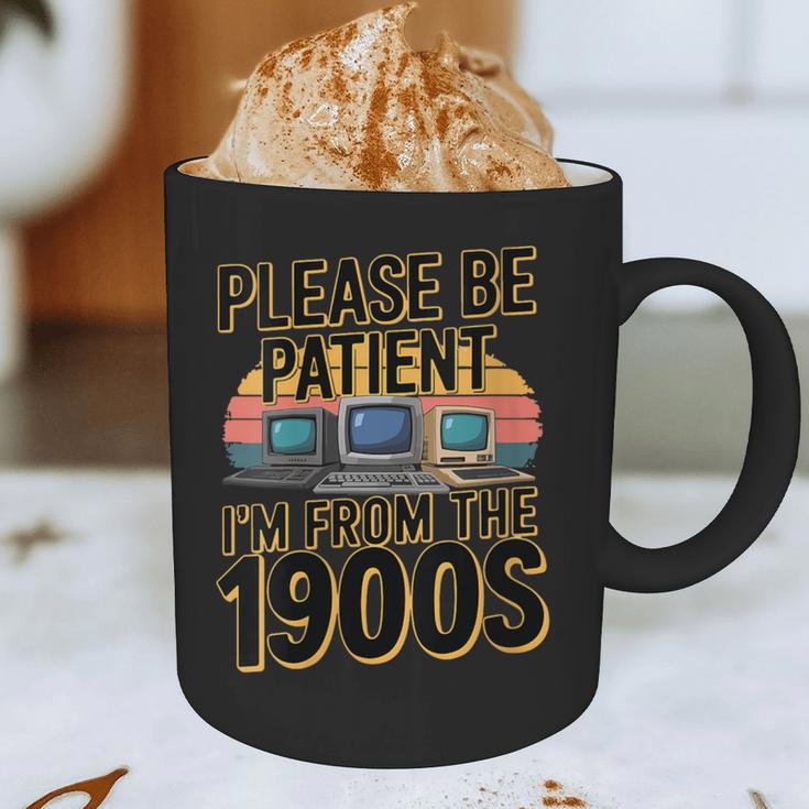Please Be Patient I'm From The 1900s Retro Computer Graphic Print Coffee Mug