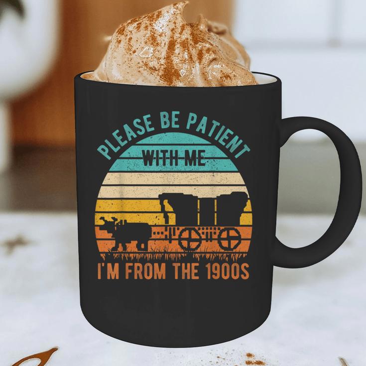 PLEASE BE PATIENT I'M FROM THE 1900s Vintage 1900s 90s Graphic Print Coffee Mug