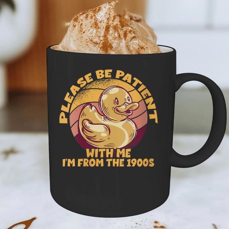 Please Be Patient I'm From The 1900s Vintage Toy Duck Graphic Print Coffee Mug