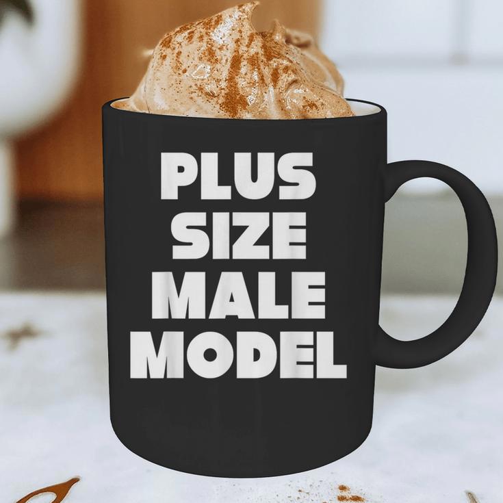 Plus Size Male Model Fat Guy Or Dad BOD Graphic Print Coffee Mug