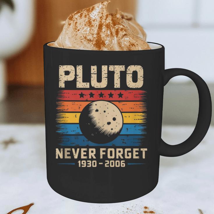 Pluto Never Forget Space Nostalgia Astronomy Humor Graphic Print Coffee Mug