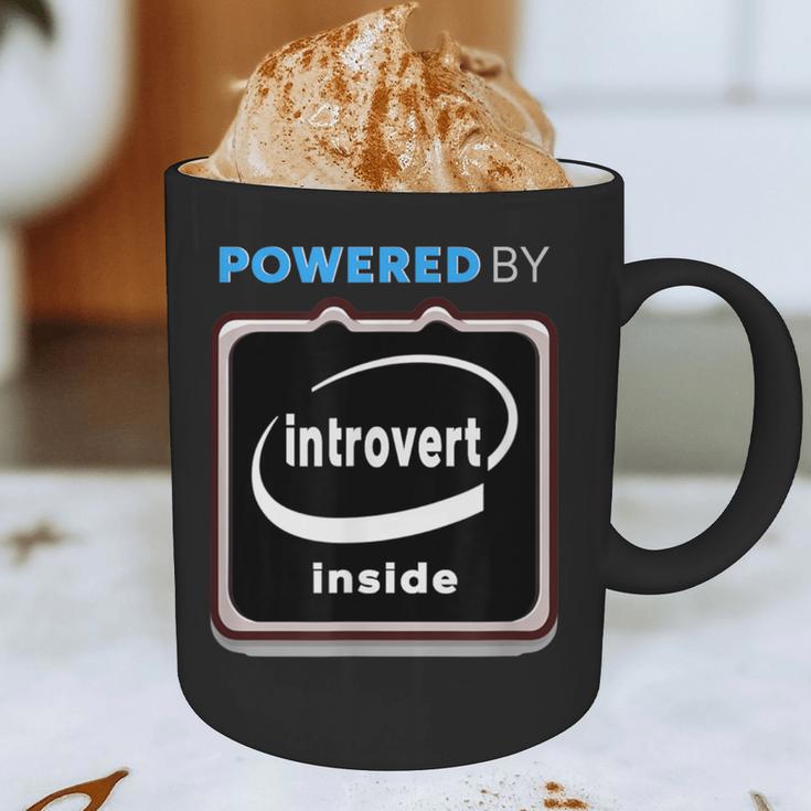 Powered By Introvert Inside Embrace Your Quiet Strength Graphic Print Coffee Mug Powered By Introvert Inside Embrace Your Quiet Strength Graphic Print Coffee Mug