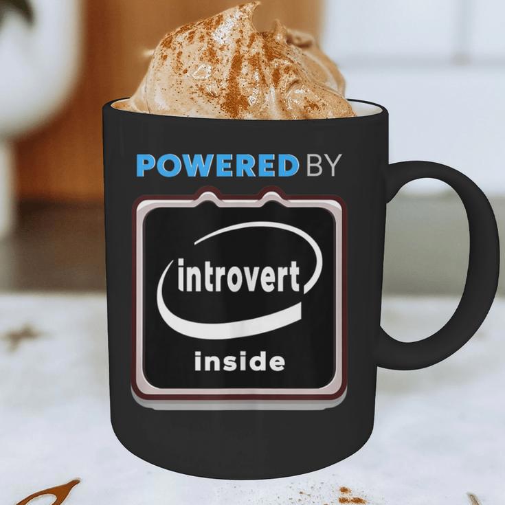 Powered By Introvert Inside Embrace Your Quiet Strength Graphic Print Coffee Mug Powered By Introvert Inside Embrace Your Quiet Strength Graphic Print Coffee Mug