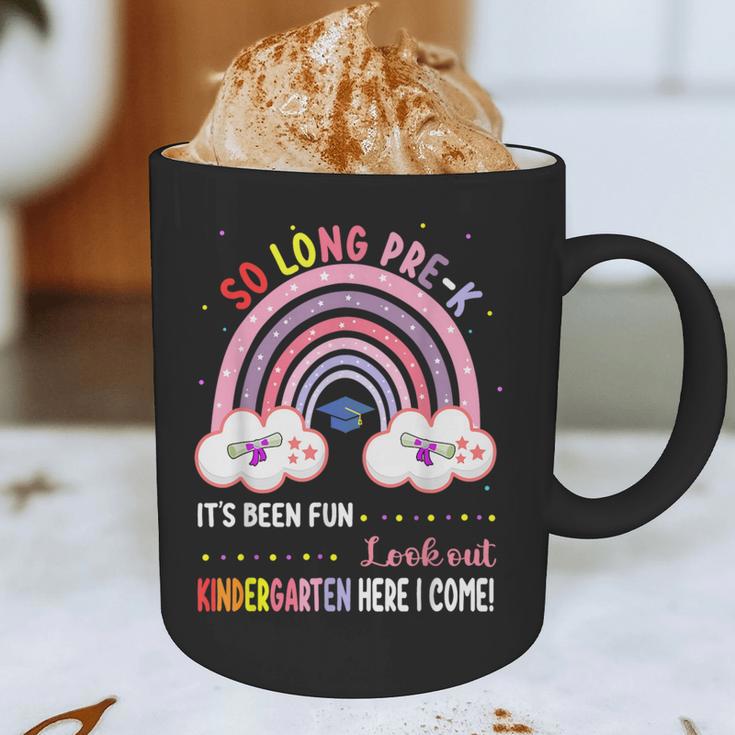 Pre k Graduation Class 2025 Graduate Pre-k Rainbow Girls Graphic Print Coffee Mug
