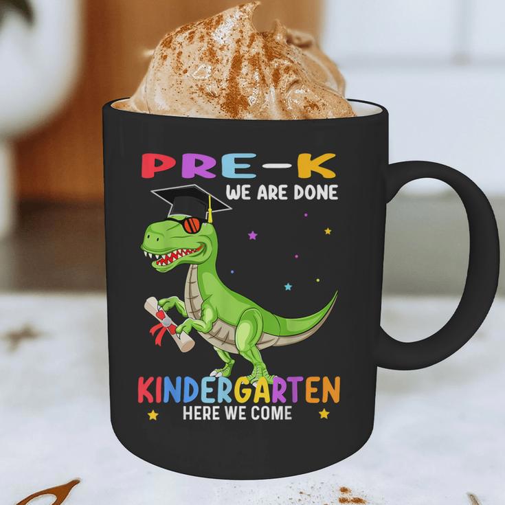 Pre k Graduation We Are Done Class 2023 Pre-k Dinosaur Boys Graphic Print Coffee Mug