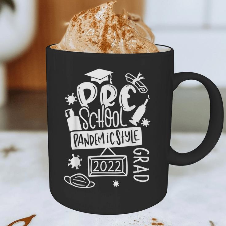 Preschool 2022 Graduate Pandemicstyle Prek3 Prek4 Graduation Graphic Print Coffee Mug