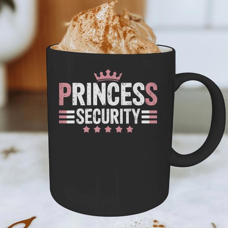 Princess Security Boys Big Brother Vintage Birthday Dad Mom Graphic Print Coffee Mug