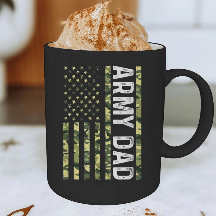 Proud Army Dad United States USA Flag For Father's Day Graphic Print Coffee Mug