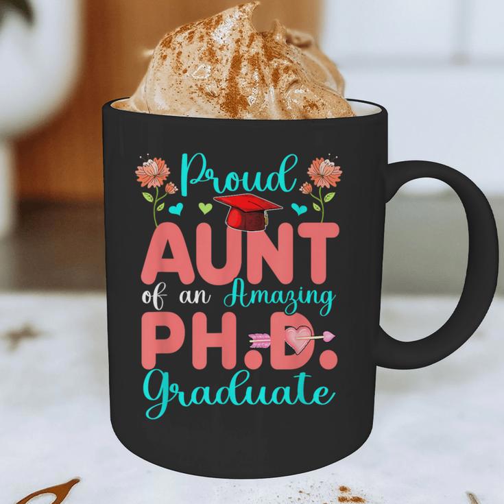 Proud Aunt Of An Amazing PhD Graduate Family Graduation Graphic Print Coffee Mug