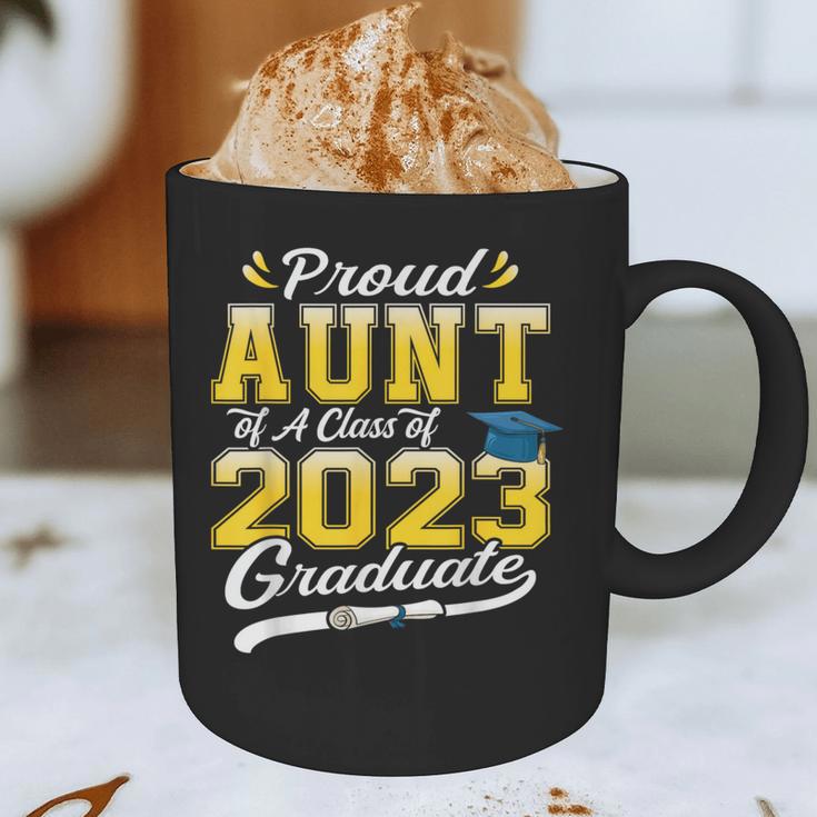 Proud Aunt Of a Class Of 2023 Graduate Senior Graduation Graphic Print Coffee Mug