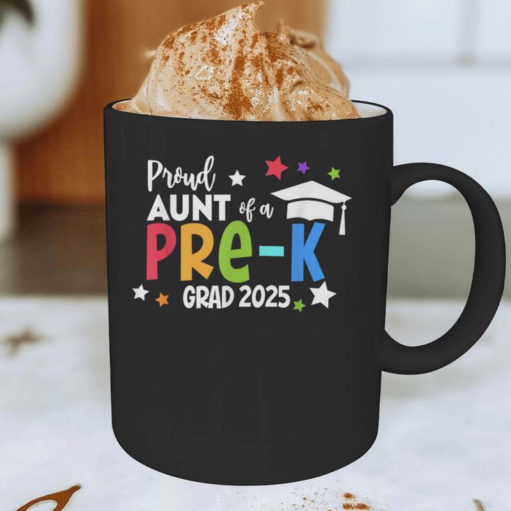 Proud Aunt Of A Pre-K 2025 Graduate Class Of 2025 Graduation Graphic Print Coffee Mug