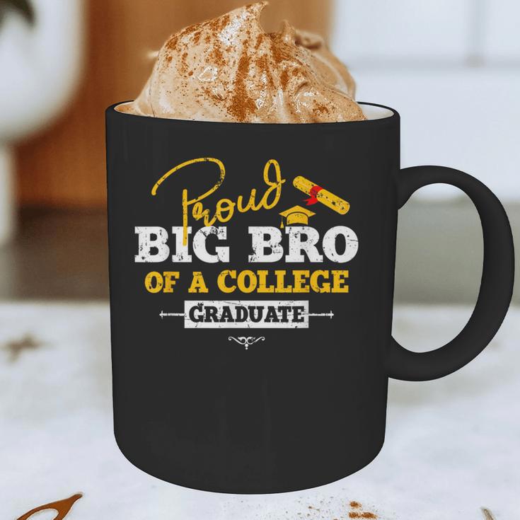 Proud Big Bro Of a College Graduate Graduation Grad Graphic Print Coffee Mug