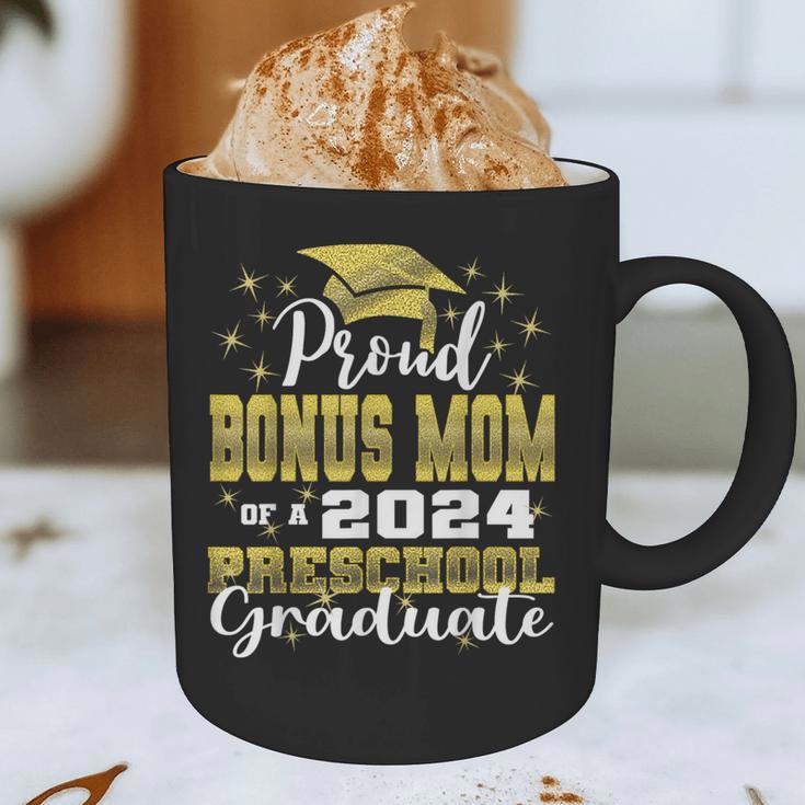 Proud Bonus Mom Of Pre School Graduate 2024 Graduation Bonus Graphic Print Coffee Mug