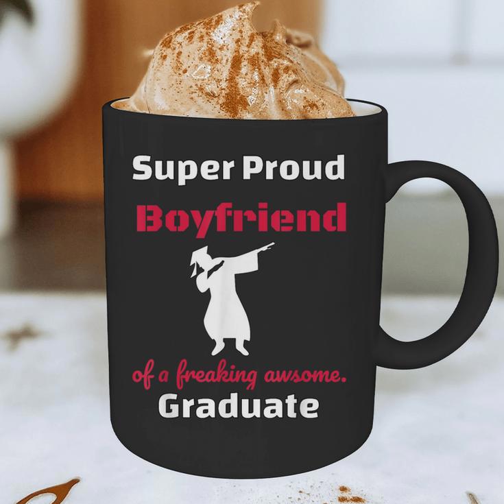 Proud Boyfriend Of 2018 Graduate Dabbing Graduation Graphic Print Coffee Mug