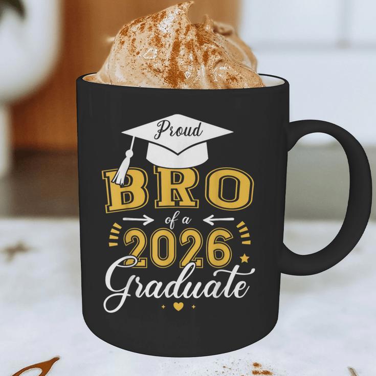 Proud Bro Of a Class Of 2026 Graduate For Graduation Graphic Print Coffee Mug