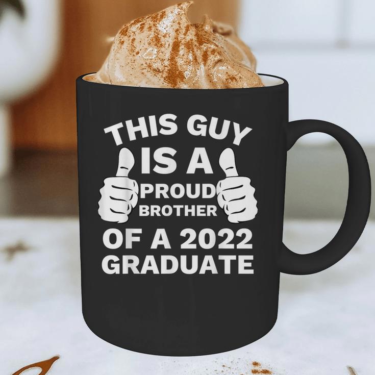 Proud Brother Of 2022 Graduate Class Of 2022 Graduation Graphic Print Coffee Mug