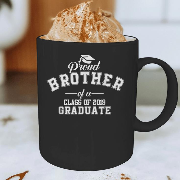 Proud Brother Of A Class Of 2019 Graduate GraduationShirt Graphic Print Coffee Mug