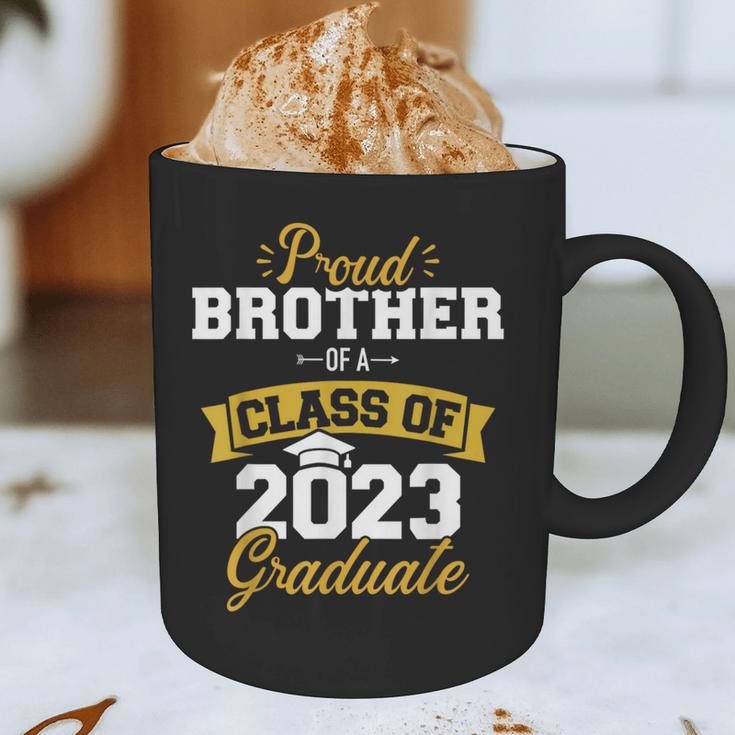 Proud Brother Of a Class Of 2023 Graduate Senior Graduation Graphic Print Coffee Mug