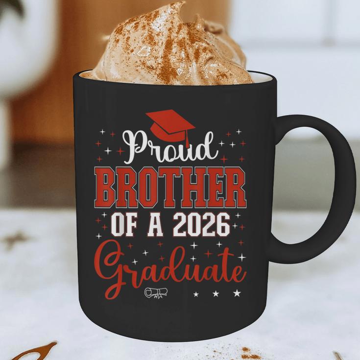 Proud Brother Of a Class Of 2026 Graduate For Graduation Graphic Print Coffee Mug
