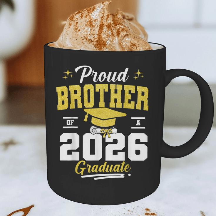 Proud Brother Of a Class Of 2026 Graduate Senior Graduation Graphic Print Coffee Mug