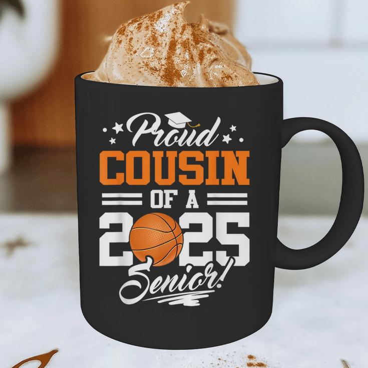 Proud Cousin Of A 2025 Senior Basketball Graduation Graphic Print Coffee Mug