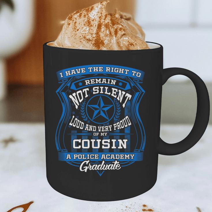 Proud Of Cousin Police Academy Graduation Shirt Graphic Print Coffee Mug