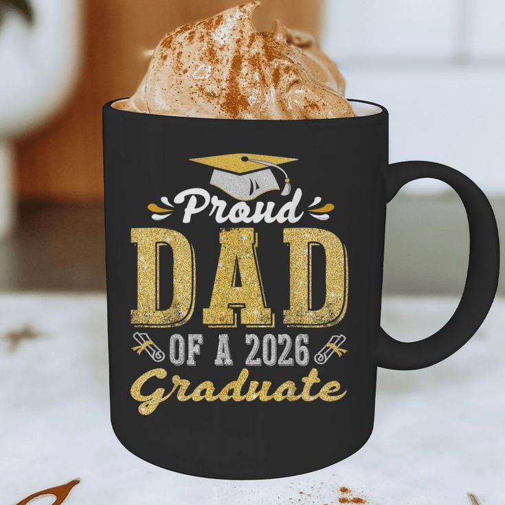 Proud DAD Of a 2026 Graduate Class Senior Graduation Graphic Print Coffee Mug
