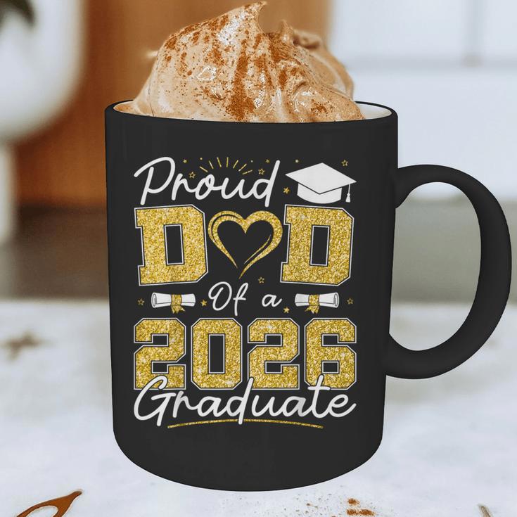 Proud Dad Of A 2026 Graduate Senior 2026 Grad Family Graphic Print Coffee Mug
