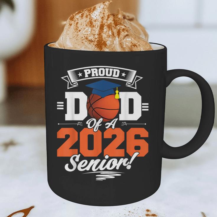 Proud Dad Of A 2026 Senior Basketball Graduation Graphic Print Coffee Mug