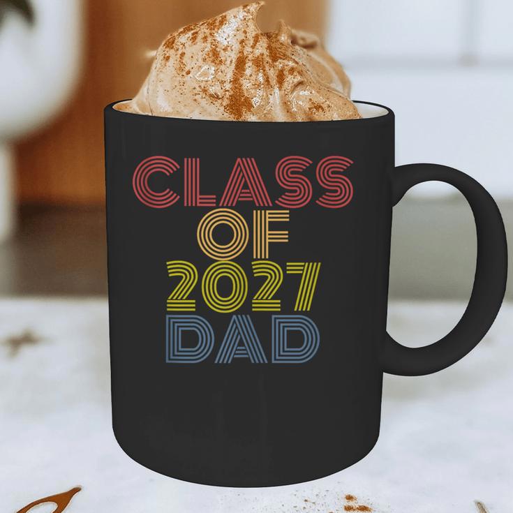 Proud Dad Of A Class Of 2027 Graduate Senior Graduation Graphic Print Coffee Mug