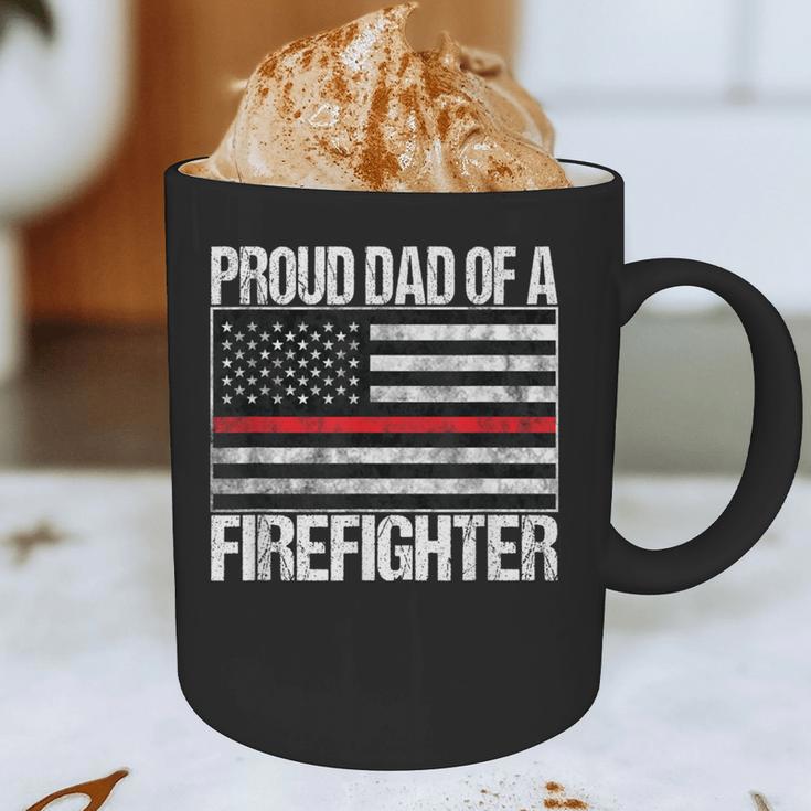 Proud Dad Of a Firefighter Fireman Parent Graphic Print Coffee Mug