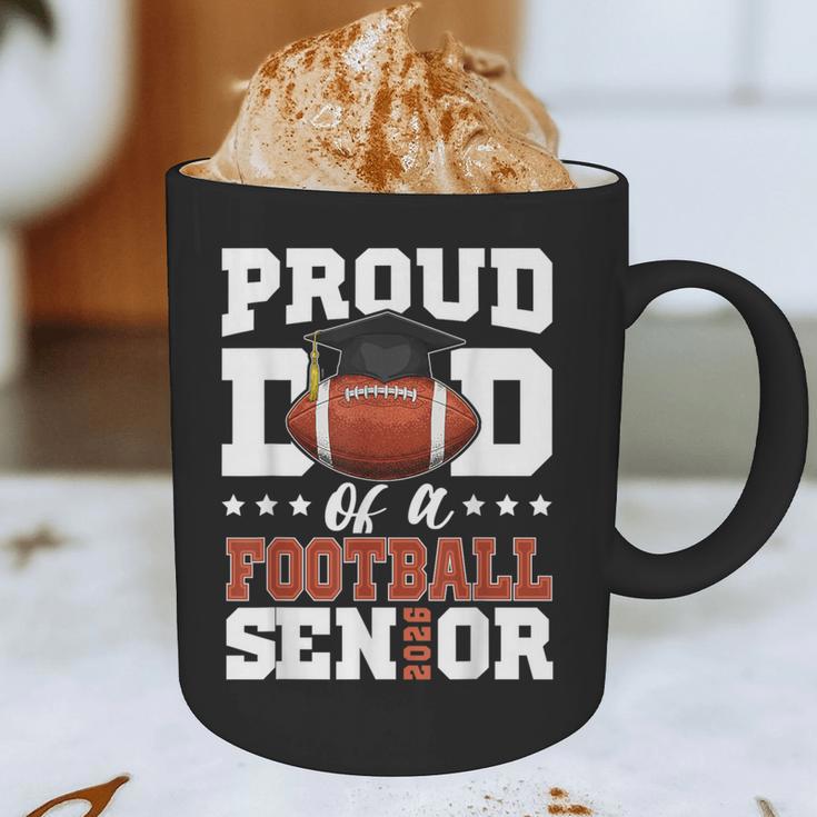 Proud Dad Of a Football Senior 2026 Graduation Graphic Print Coffee Mug