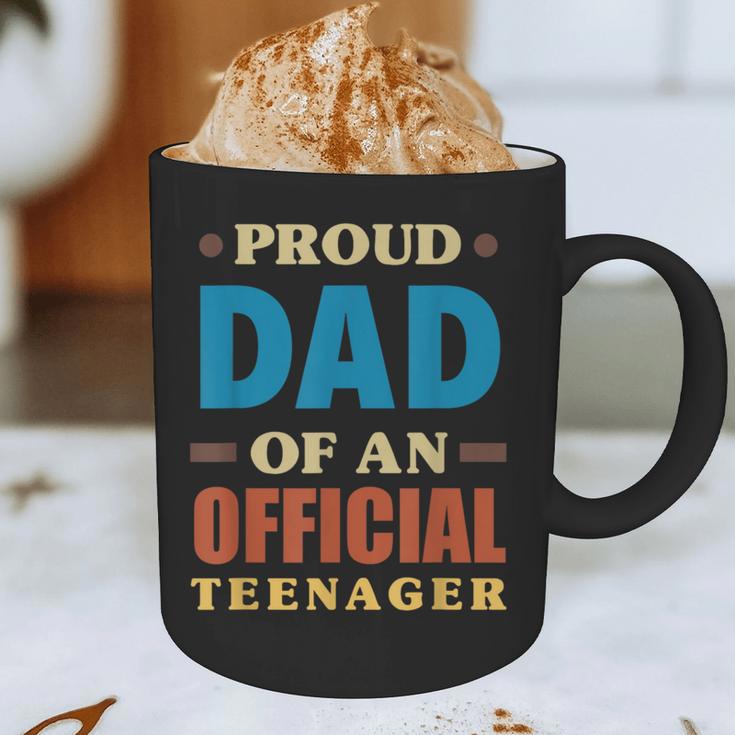 Proud Dad Of An Official Teenager 13th Birthday Family Graphic Print Coffee Mug
