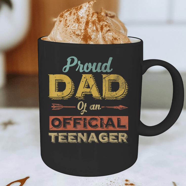 Proud Dad Of An Official Teenager 13th Birthday Son Daughter Graphic Print Coffee Mug