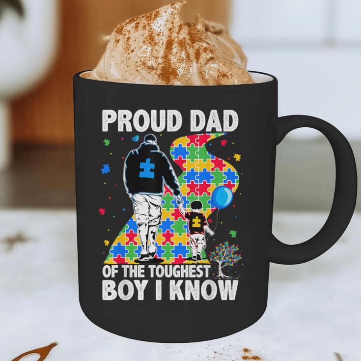 Proud Dad Of The Toughest Boy Autism Awareness Father Autism Graphic Print Coffee Mug Proud Dad Of The Toughest Boy Autism Awareness Father Autism Graphic Print Coffee Mug