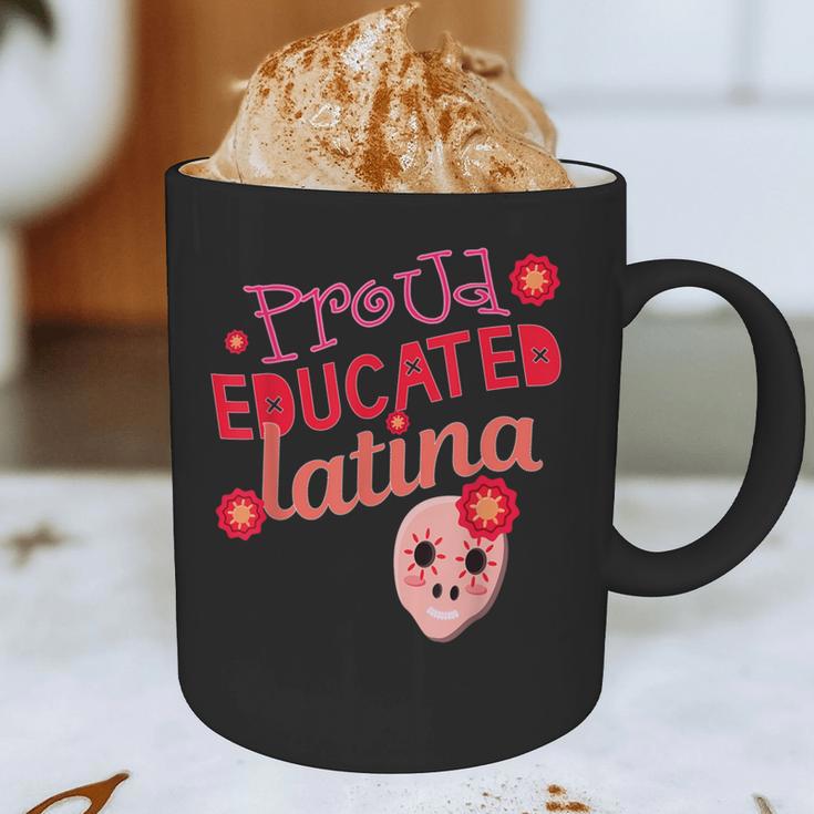 Proud Educated Latina Graduation Masters Degree PhD Graphic Print Coffee Mug
