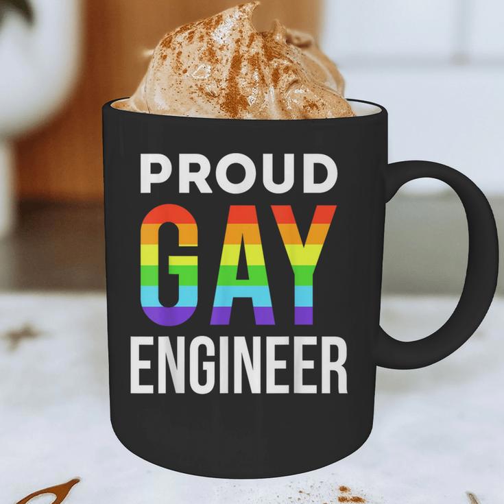 Proud Gay Engineer LGBTQ Rainbow Engineering Graduation Graphic Print Coffee Mug