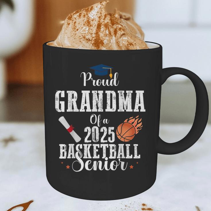 Proud Grandma Of 2025 Basketball Senior Graduation Day Graphic Print Coffee Mug