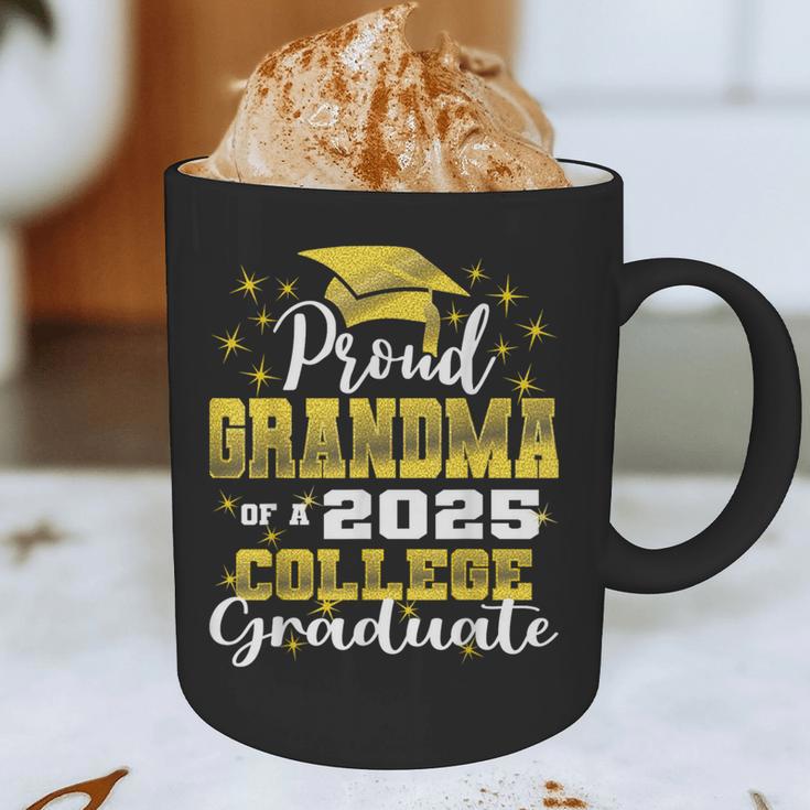 Proud Grandma Of 2025 College Graduate Family 24 Graduation Graphic Print Coffee Mug