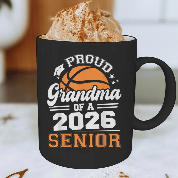 Proud Grandma Of A 2026 Senior Basketball Graduation Graphic Print Coffee Mug